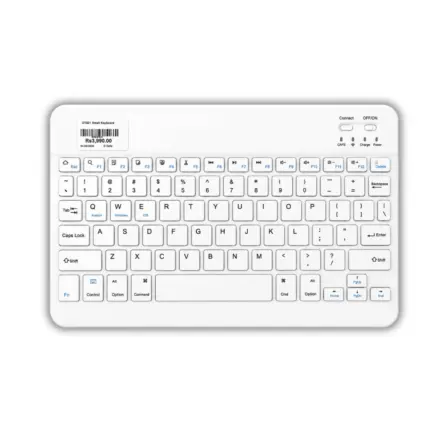 OT821 Small Keyboard with Bluetooth, built-in touchpad, QWERTY layout and rechargeable design
