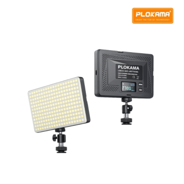 Plokama Live-E11 10W LED Light Panel with adjustable 2700K–6500K color temperature