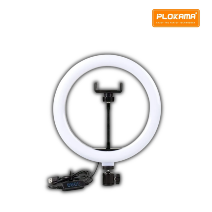 Plokama PK-360 Soft Ring Light with soft LED lighting and 360-degree adjustable design