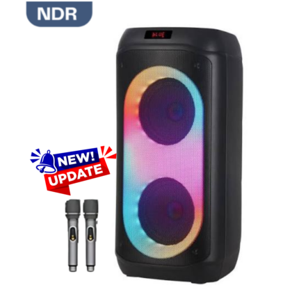 NDR 810 Karaoke Speaker NEW UPDATE (Rechargeble Dual MIc)