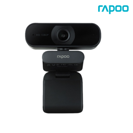 RAPOO C260 1080P WEBCAM with Full HD video, wide-angle lens and built-in microphone