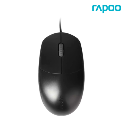 RAPOO N100C TYPE-C WIRED MOUSE with 1600 DPI optical sensor and ambidextrous design
