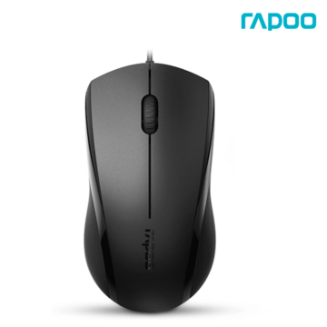 RAPOO N1600 SILENT OPTICAL MOUSE with 1000 DPI sensor, quiet clicks, and ambidextrous design