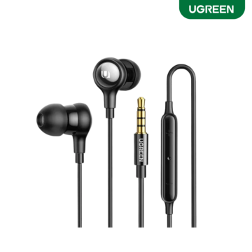 UGREEN In-Ear Earphones 3.5mm EP103 with 10mm Driver and In-Line Mic