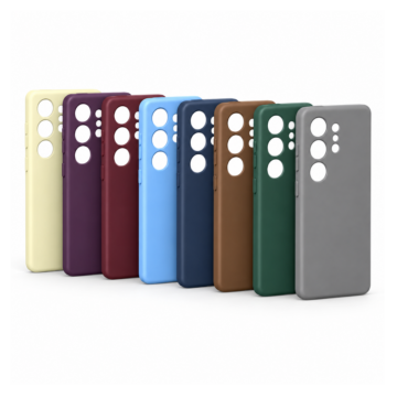 Samsung S25 Ultra Silicone Case Backcover with soft-touch grip, slim design and reliable protection