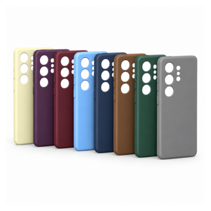 Samsung S25 Ultra Silicone Case Backcover with soft-touch grip, slim design and reliable protection