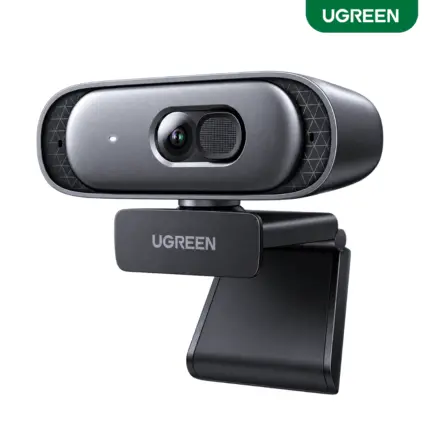 UGREEN 2K 30FPS USB HD Web Camera CM778 with dual noise-canceling microphones and 85-degree wide-angle lens
