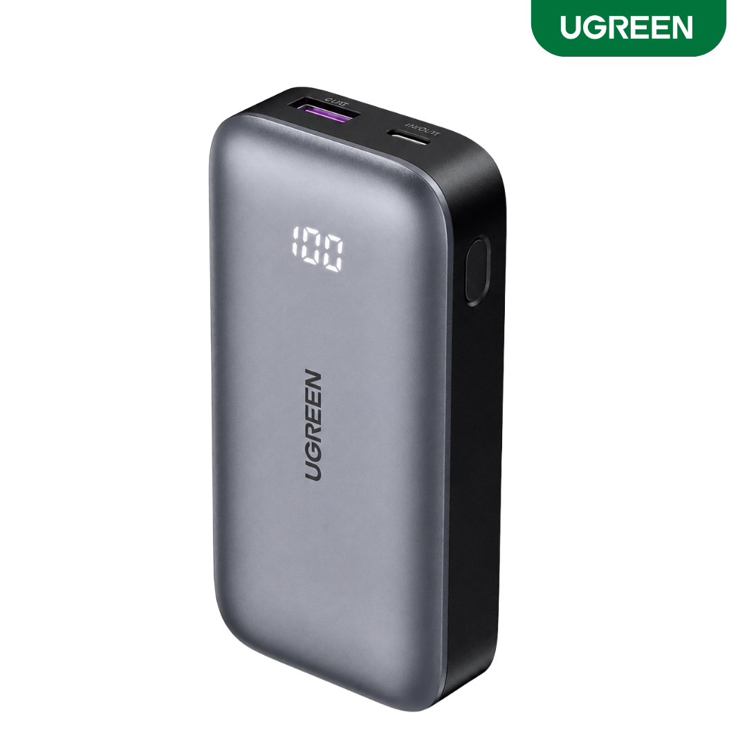 UGREEN 30W 10000mAh Nexode Power Bank PB502 with PD fast charging and compact design