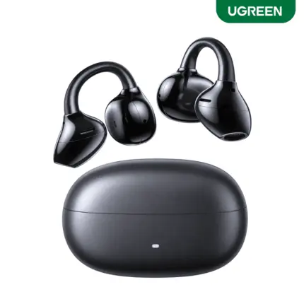 UGREEN ClipBuds Pro Hybrid ANC Earbuds WS218 with Spatial Audio, Bluetooth 6.0 and open-ear clip design