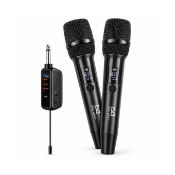 MICO AUDIO MG-4404 Professional Wireless Microphone with UHF digital audio, low latency, and 30–50m wireless range