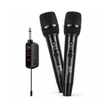 MICO AUDIO MG-4404 Professional Wireless Microphone with UHF digital audio, low latency, and 30–50m wireless range