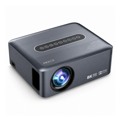 X1 8K Decode Projector with built-in Blu-ray player, home automation control, and portable design
